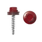 Саморез кровельный  5,5х32 RAL 3005 (красное вино)