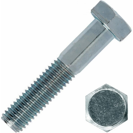 Болт неполная резьба DIN931 М24х75 Цинк
